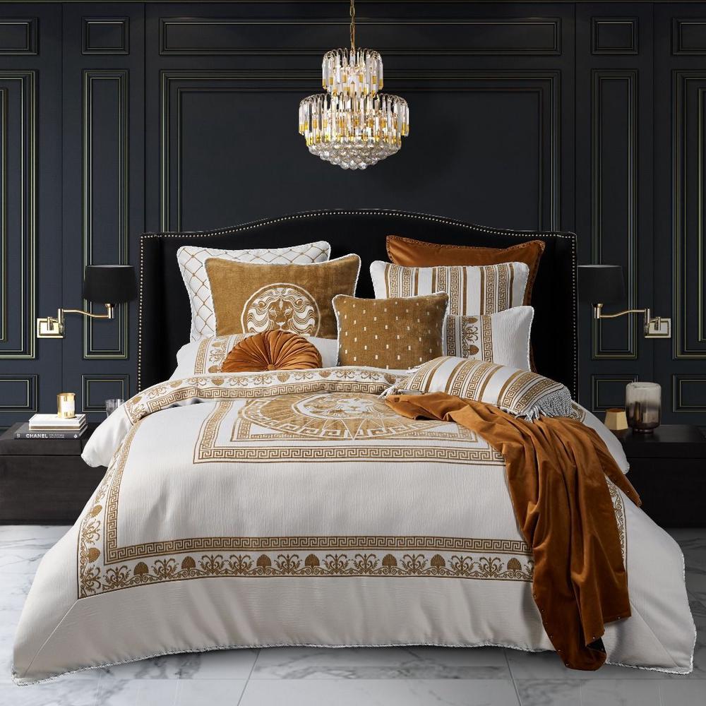 Davinci Massimo Quilt Cover Set (Snow) Queen Buy online at The Nile