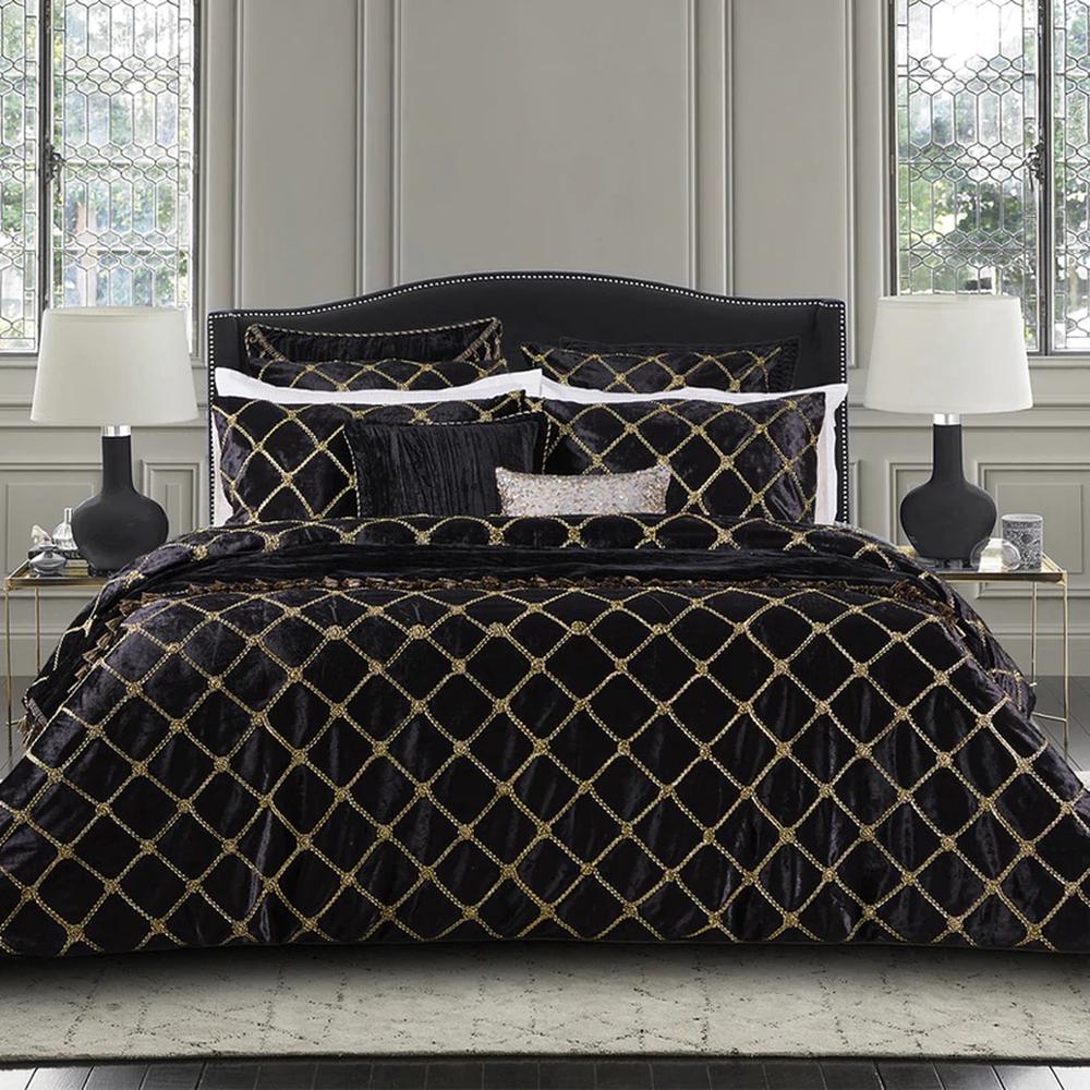 Davinci Julienne Quilt Cover Sheet (Black) Queen Buy online at The Nile
