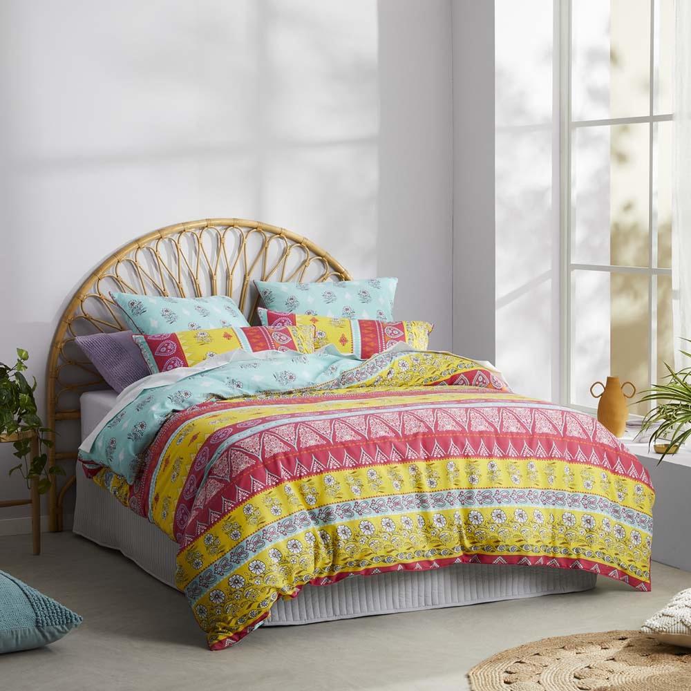 Logan & Mason Adhira Quilt Cover Set (Summer) King Buy online at