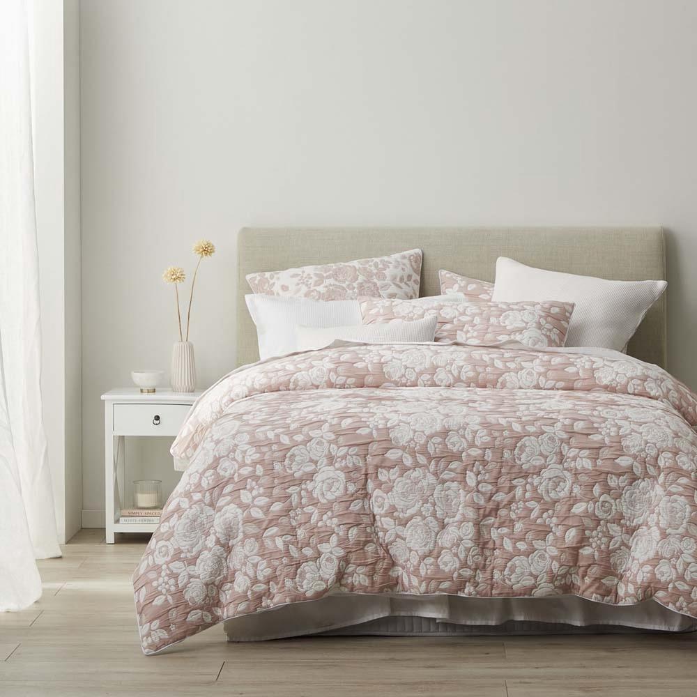 Platinum Logan & Mason Coralie Quilt Cover Set - Queen | Buy online at ...