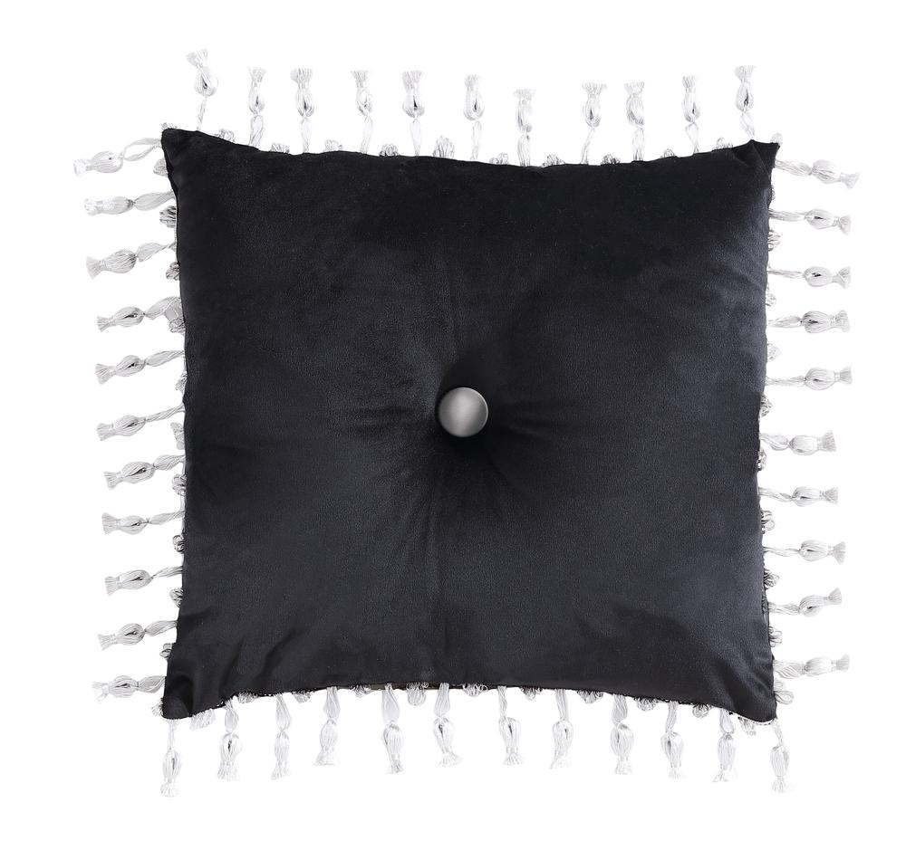 Chamonix Velvet Square Cushion (Silver) - 45 x 45, 9356571022950