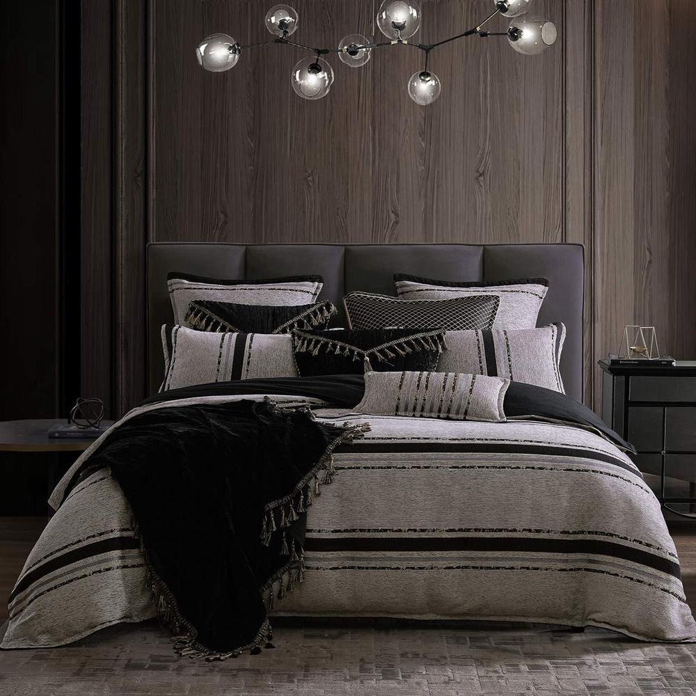 Davinci Gambusi Quilt Cover Set (Smoke) Queen Buy online at The Nile