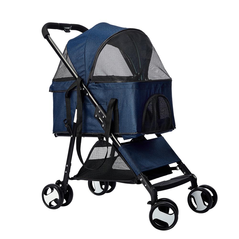 Blue 2024 dog stroller