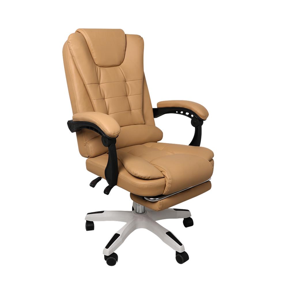 Levede Executive Gaming/Office Chair With Retractable Footrest (Bronze