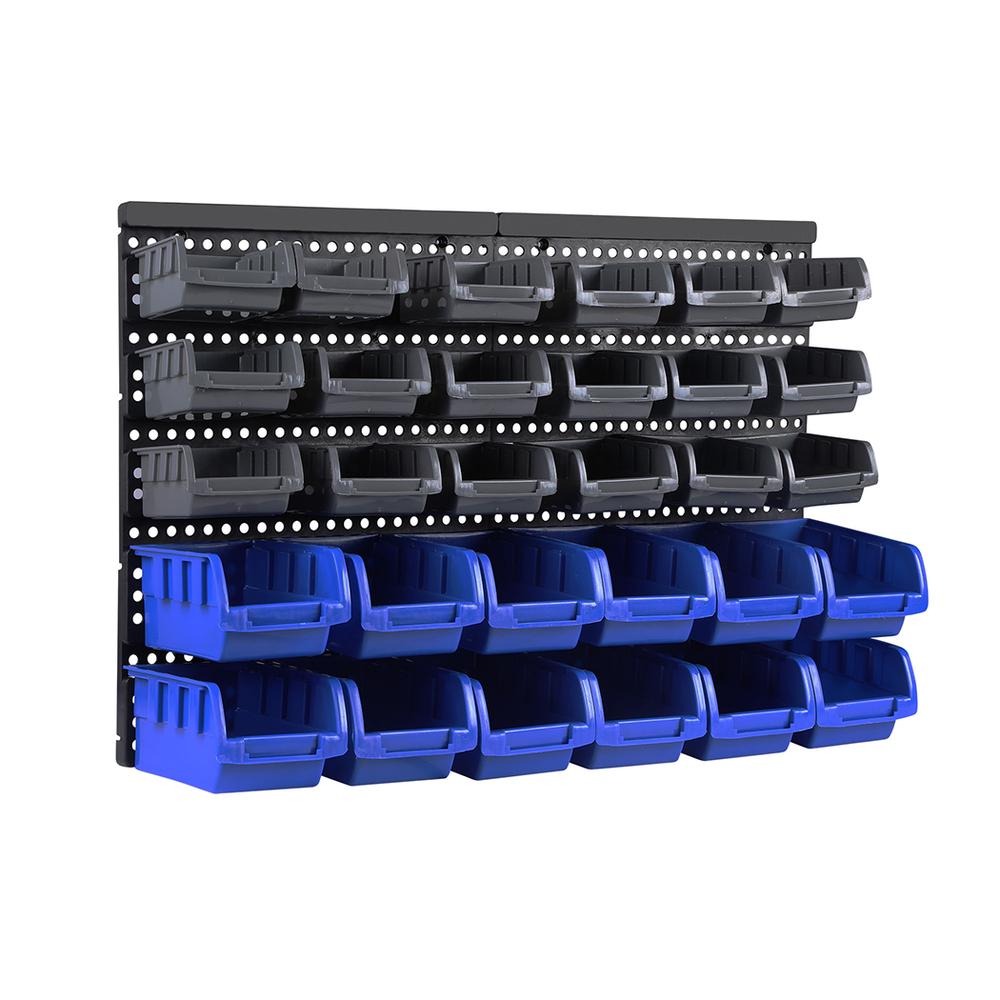Sello Wall Mounted Tool Storage Bins Rack, 30 Bins Buy online at The Nile