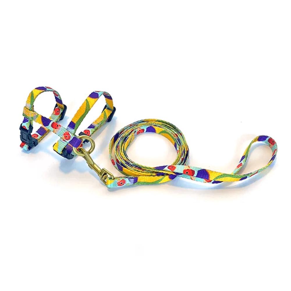 Anipal Gigi The Gouldian Finch Cat Harness & Lead - XS, 9357285000210
