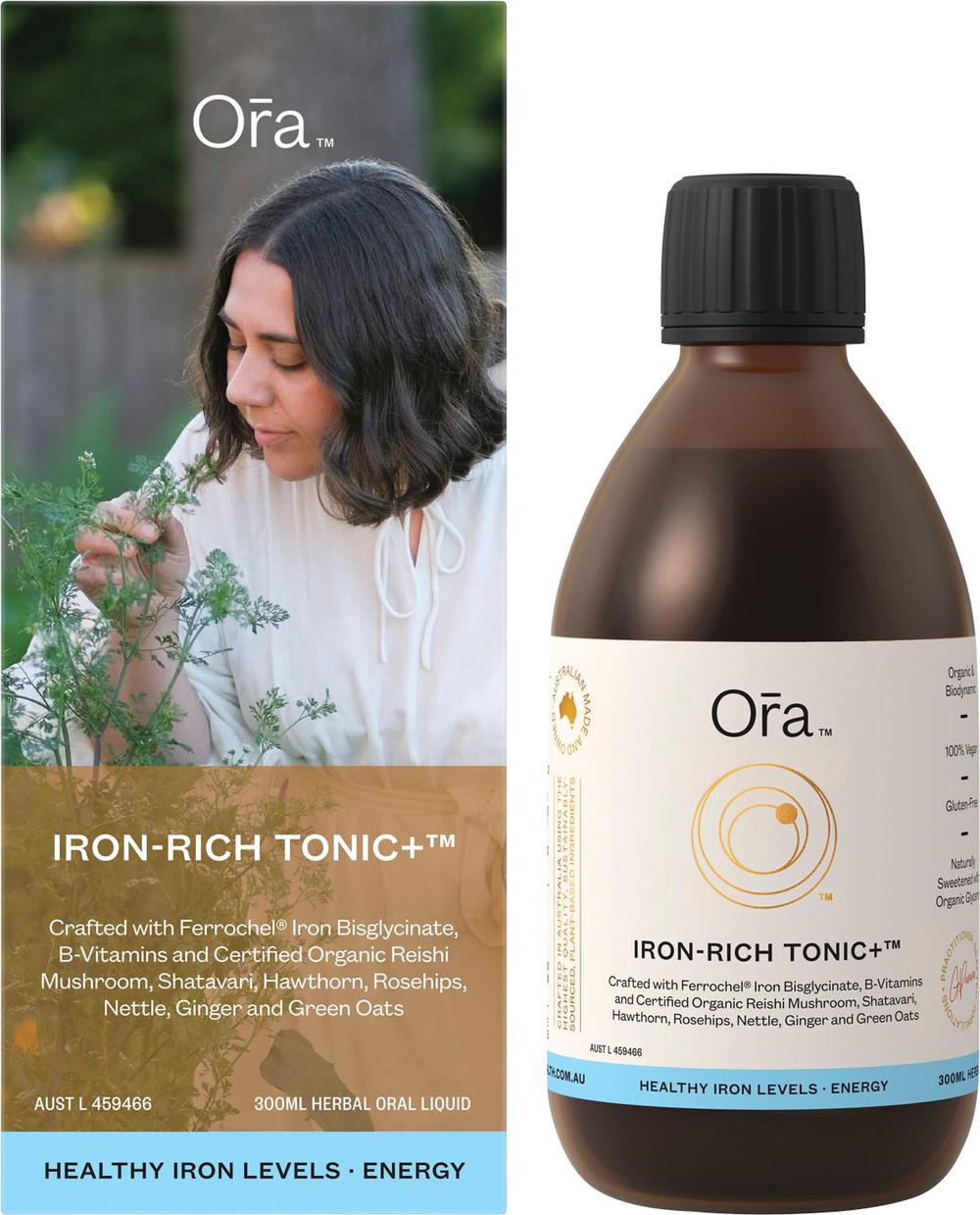 Iron-Rich Tonic+ Herbal Oral Liquid - 300mL, 9358198000342