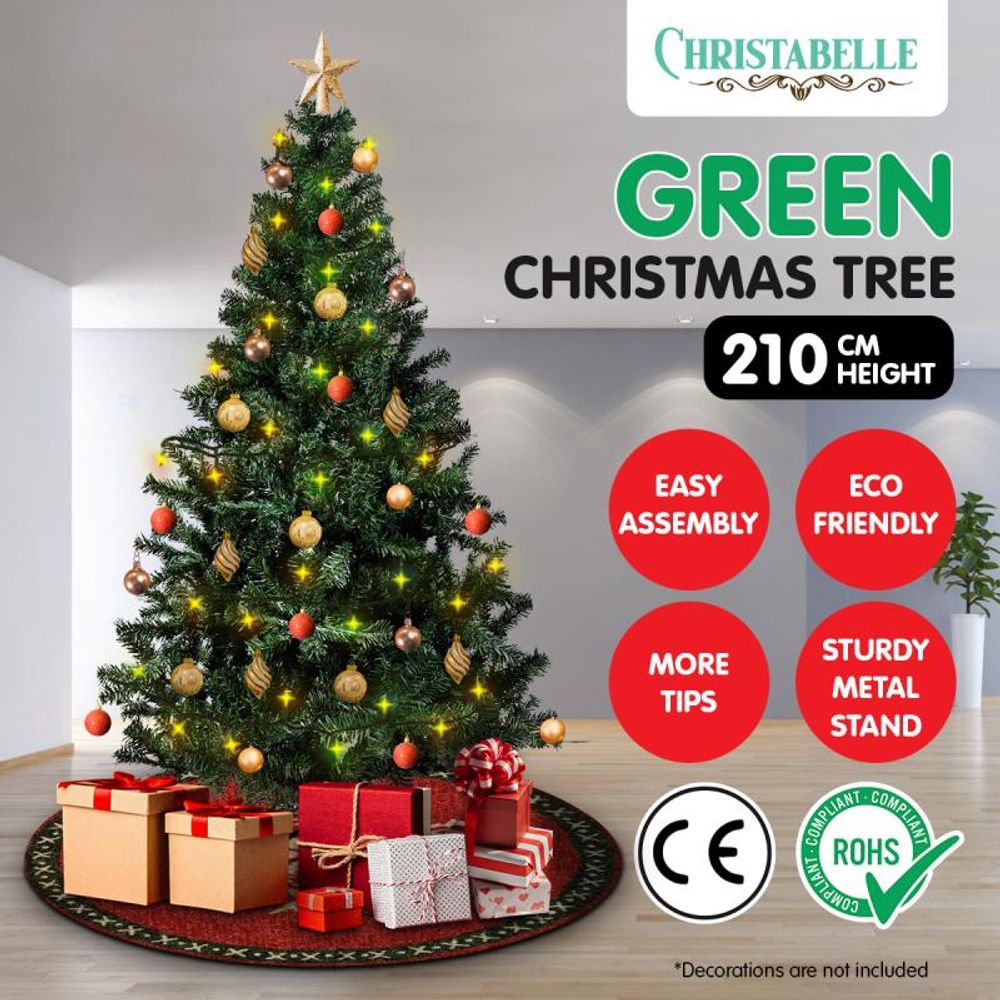 Christabelle Green Artificial Christmas Tree - 2.1m by Christabelle - ISBN: 9358528000509
