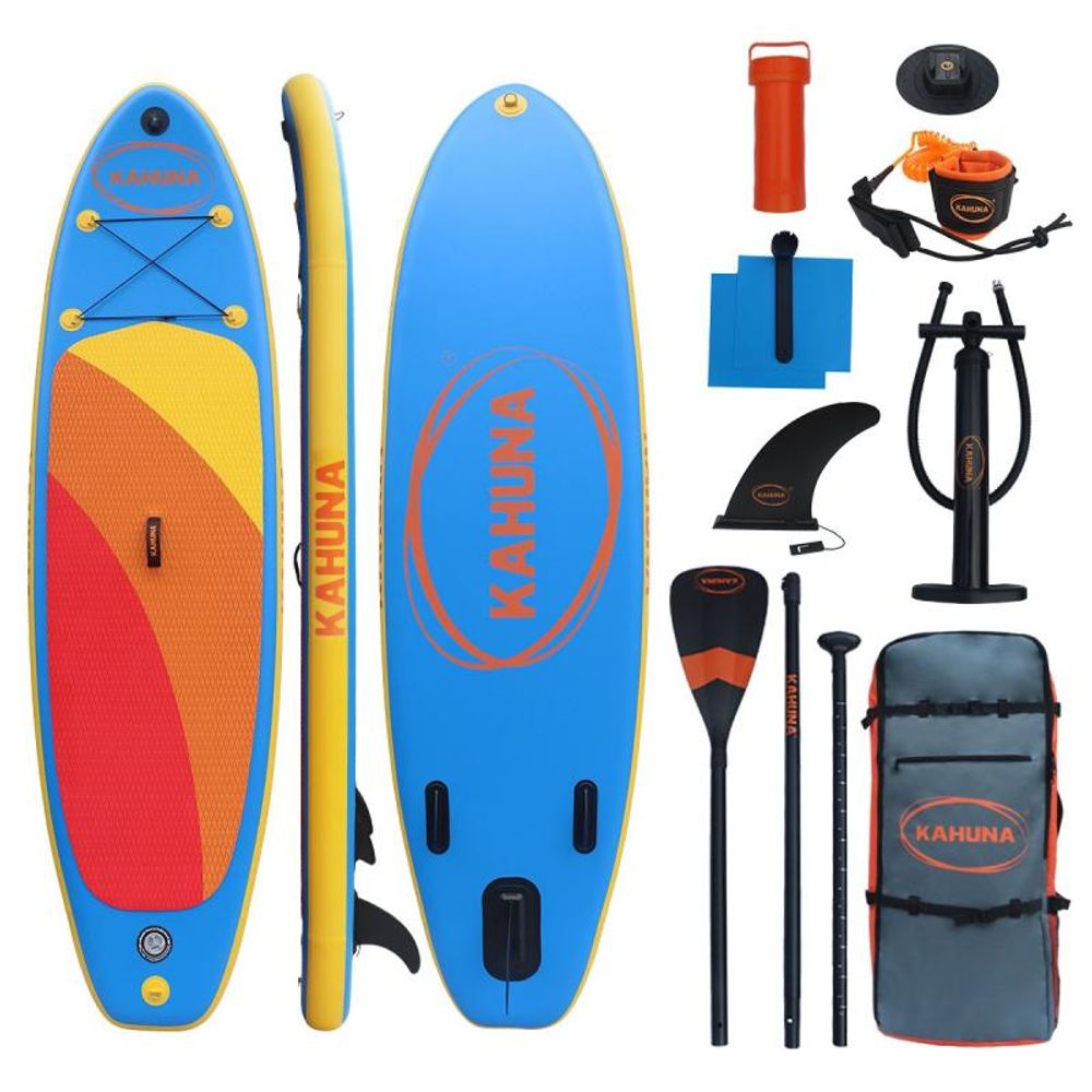 Kahuna Hana Inflatable Stand Up Paddle Board iSUP (Blue) - 10 Feet by Kahuna - ISBN: 9358528000691