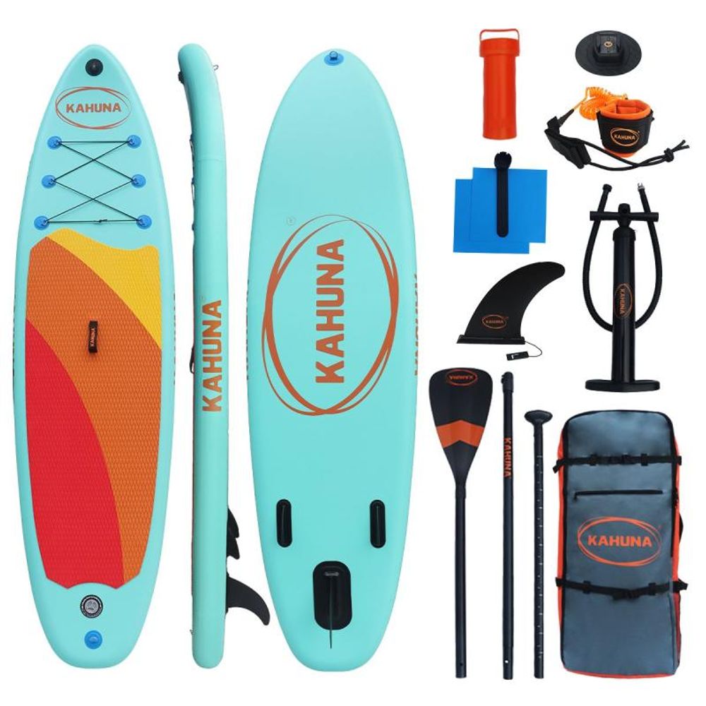 Kahuna Hana Inflatable Stand Up Paddle Board iSUP (Teal) - 10 Feet by Kahuna - ISBN: 9358528000707