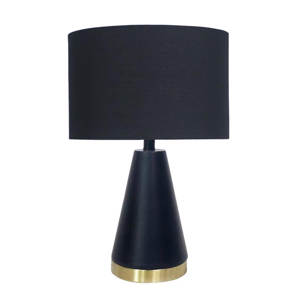 Sarantino Metal Table Lamp in Black and Gold, 9358528000936