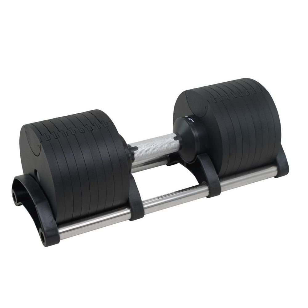Powertrain Adjustable Dumbbell, 45kg (Black) by Powertrain - ISBN: 9358528002671