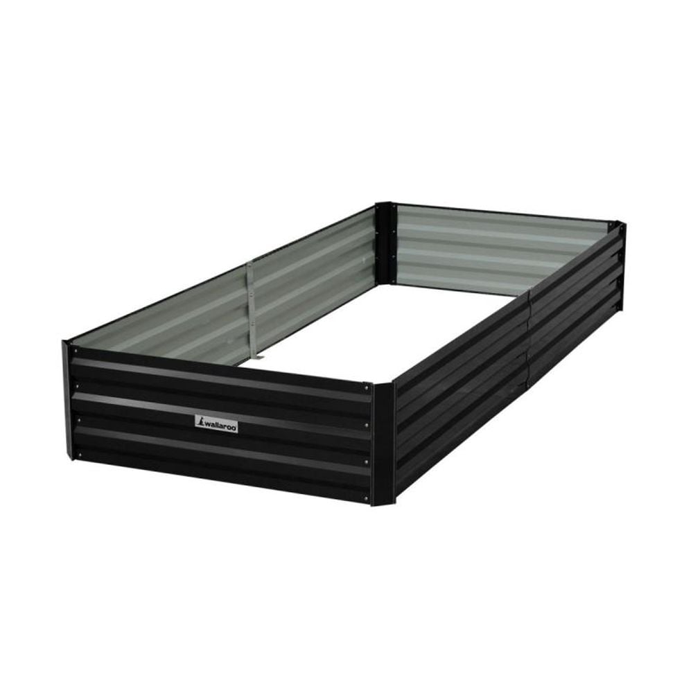 Wallaroo Garden Bed (Black) - 210 x 90 x 30cm by Wallaroo - ISBN: 9358528066215