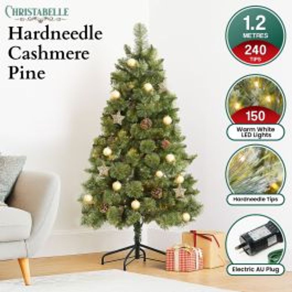 Christabelle Christmas Tree Cashmere Pine 4ft Pre-Lit LED Lights - 1.2 Metre by Christabelle - ISBN: 9358528075224