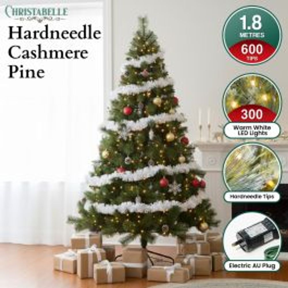 Christabelle Christmas Tree Cashmere Pine 6ft Pre-Lit with LED Lights - 1.8 Metre by Christabelle - ISBN: 9358528075231