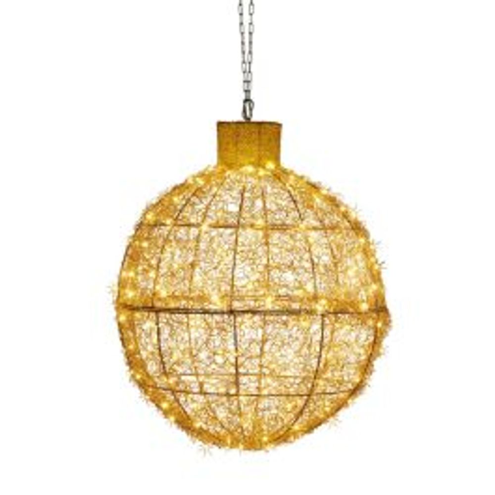 Christabelle Christmas Display Bauble with Gold Lights - Indoor/Outdoor - 50cm by Christabelle - ISBN: 9358528080679