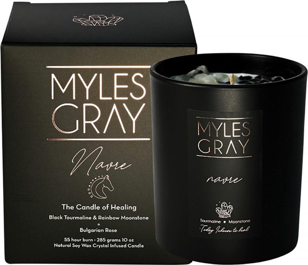 Myles Gray Crystal Infused Soy Candle (Bulgarian Rose) Large Buy