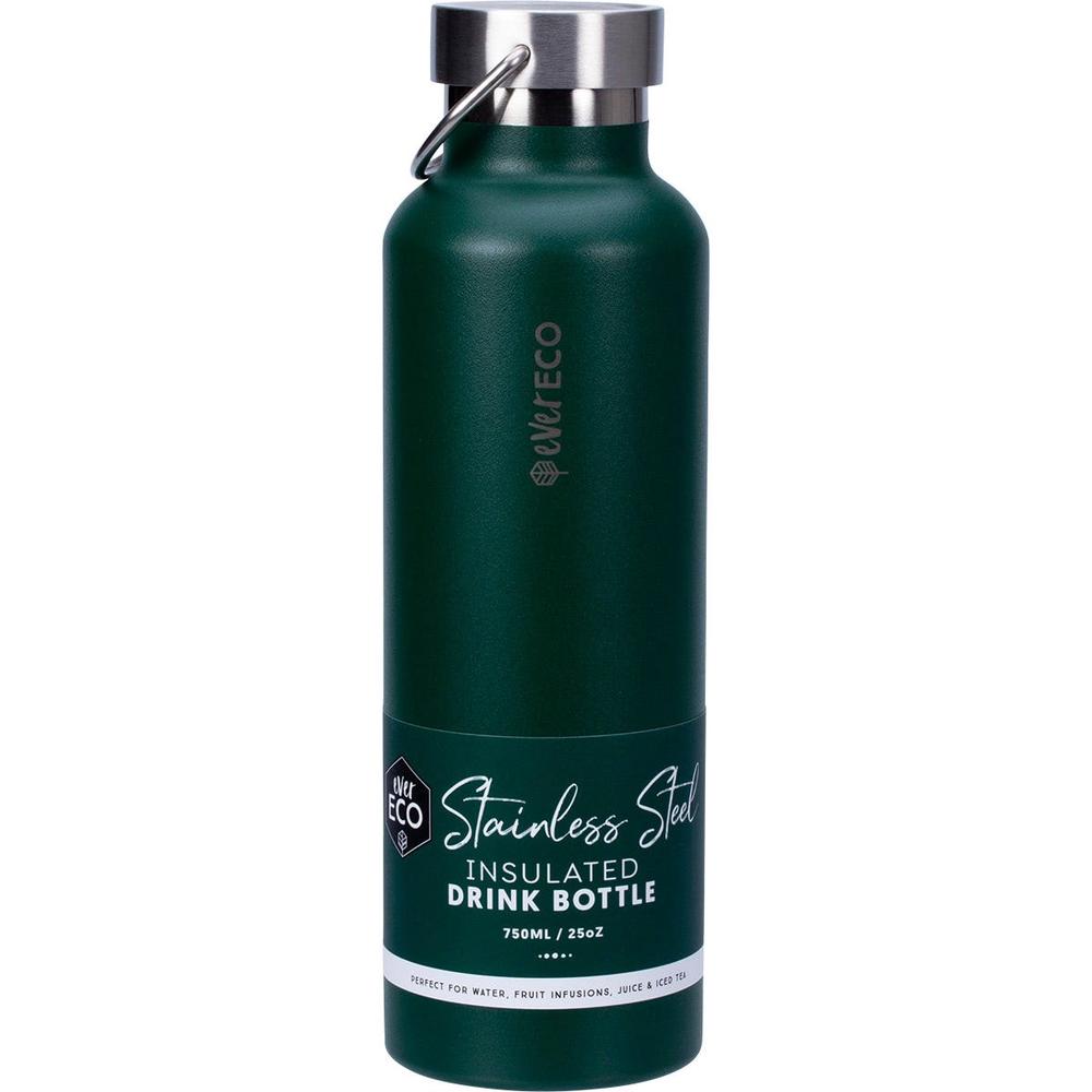 Ever Eco Insulated Stainless Steel Bottle (Forest) - 750mL, 9358813001419