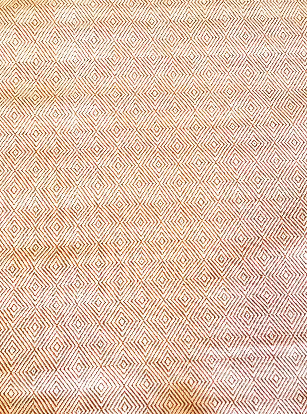 Rug Club Diamond Trendy Cotton Rug (Orange/White) - 150x225cm | Buy ...