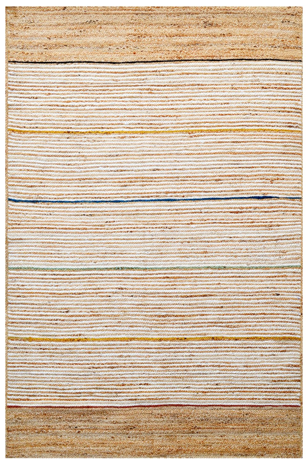 Bali Rug Rug Club Bali Handwoven Baiju Natural Jute Rug 1093 (Natural/Ivory ...