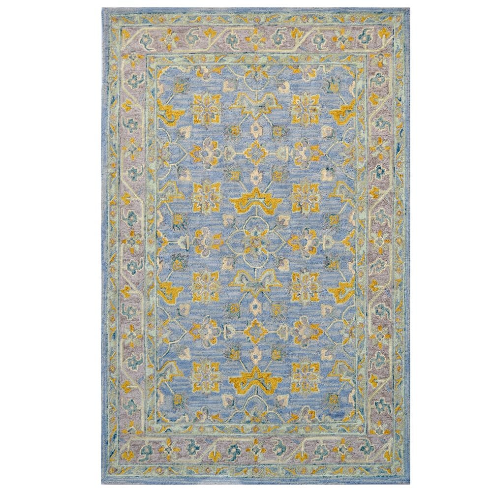 Rug Club Traditional Handmade Wool Rug(Light Blue/Beige) - 160x230cm by Rug Club - ISBN: 9359300011010