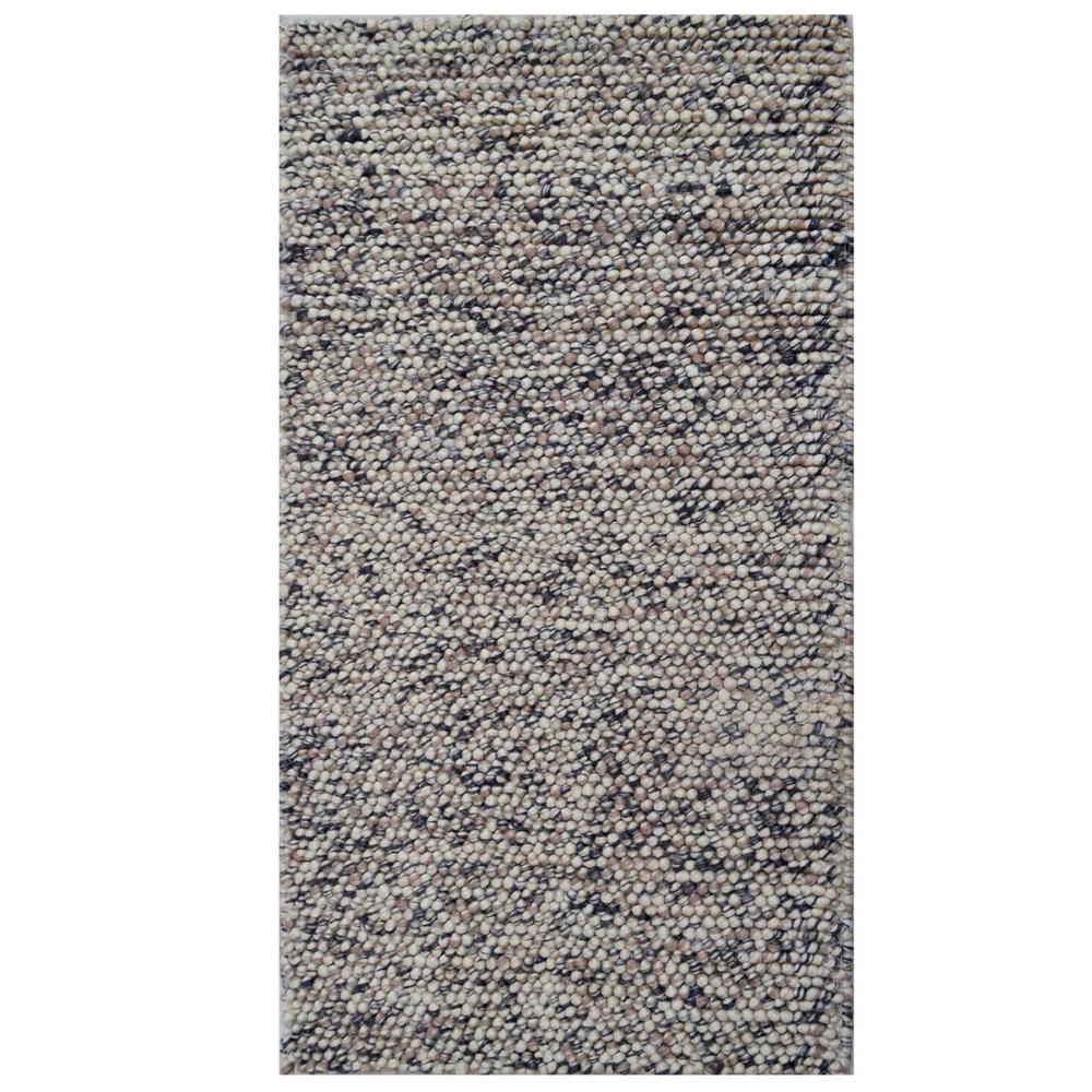 Rug Club Beads 6372 Designer Handwoven Wool Rug (Natural) - 110x160cm ...