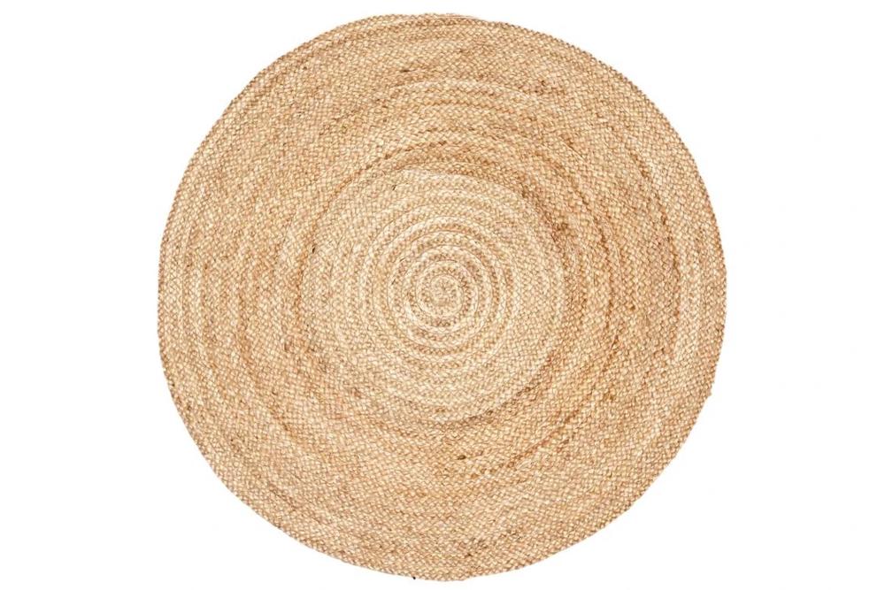 120 Reed Rugs Rug Club Handwoven Round Jute Rug - Plain 001 - 120x120cm | Buy online ...