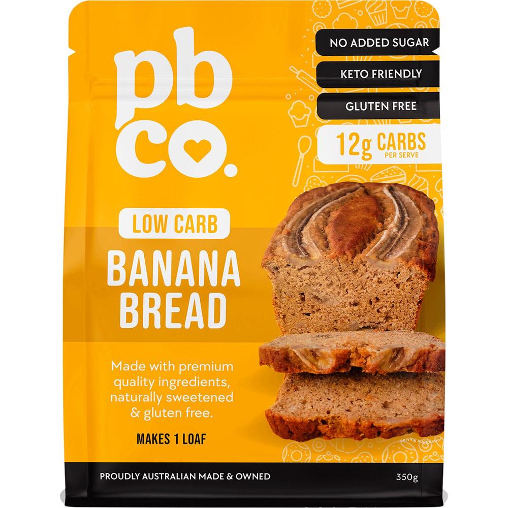 Pbco Banana Bread Mix Low Carb 350g Buy Online At The Nile