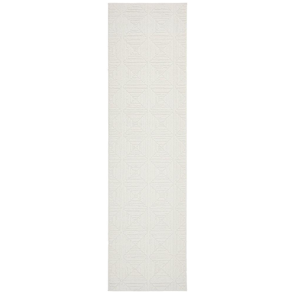 Rug Culture Serenade Shilo Runner Rug (White) - 400x80cm by Rug Culture - ISBN: 9361536009273