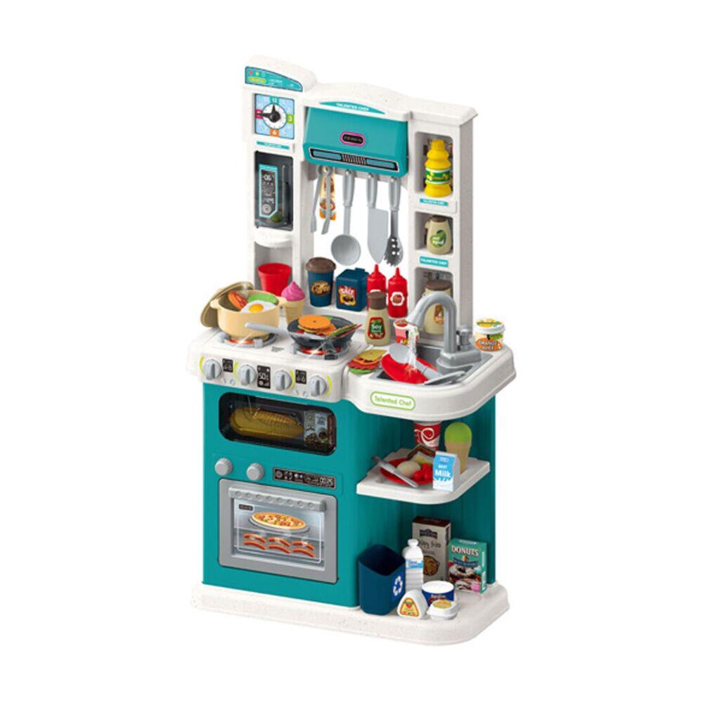 All Brands Toys Home Chef Kitchen Playset with Lights & Sounds, 92 Pieces, 9361635003912