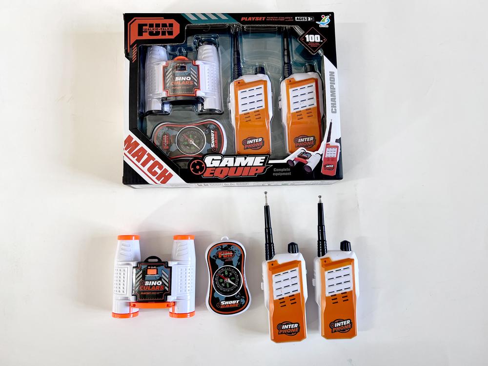Bo Yi Toys Walkie Talkie Set, 4 Pieces, 9361635004056