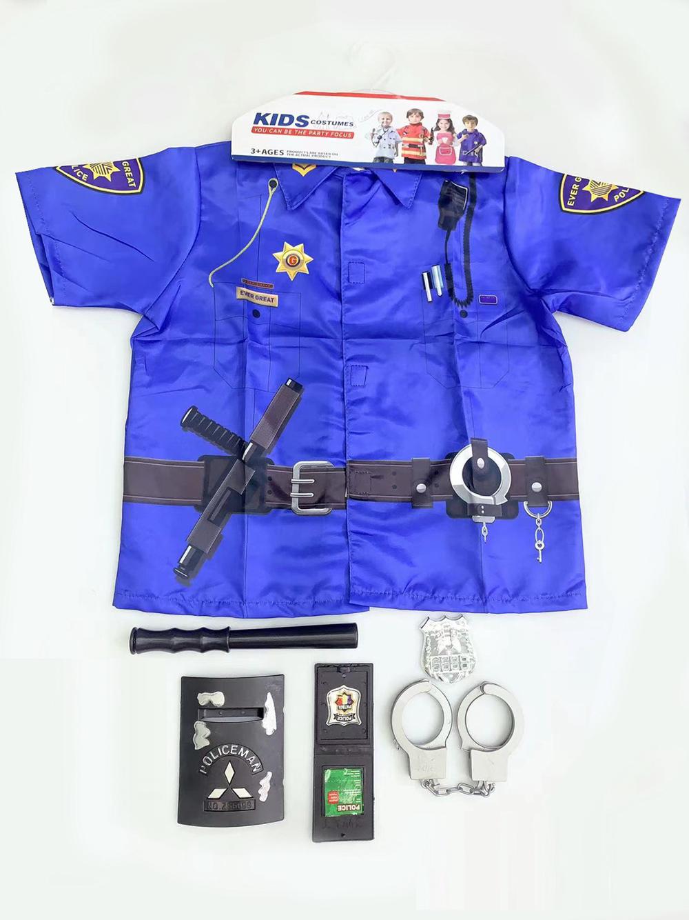 All Brands Toys Police Dress Up Combination, 5 Pieces, 9361635004124
