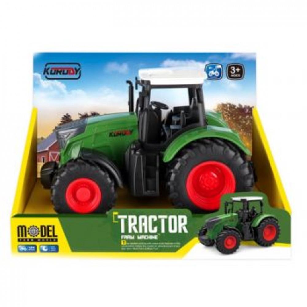All Brands Toys Farm Tractor 1:24 Freewheel - 19cm, 9361635004681