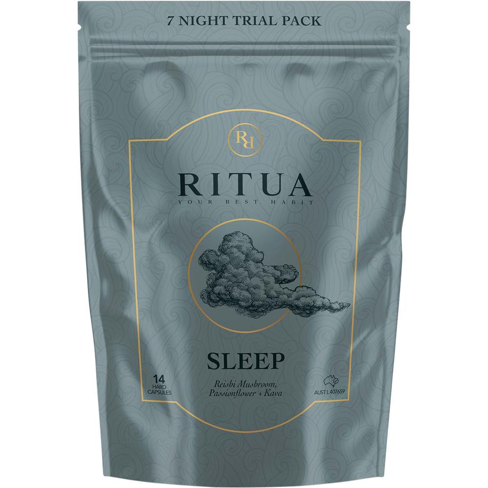 Sleep Trial Pack Reishi Mushroom Passionflower Kava, 14 Caps, 9369900047326