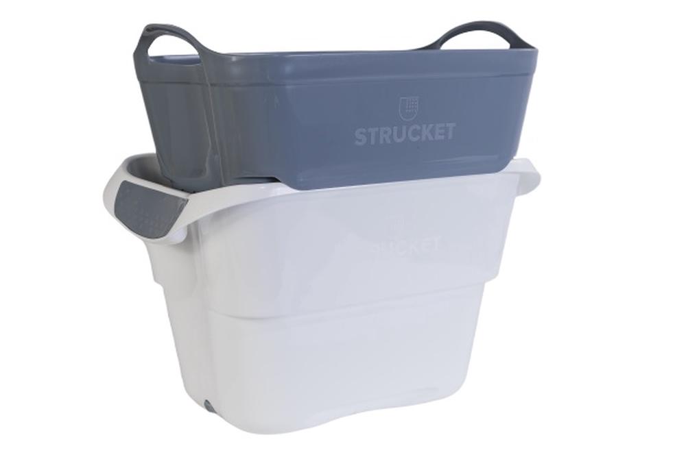 Strucket Bucket With Strainer (Grey) 19L Buy online at The Nile