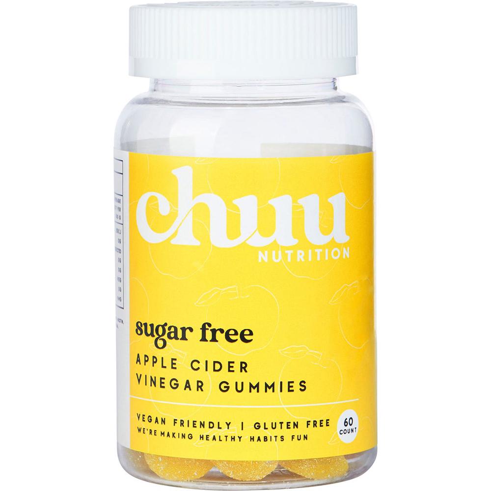 Chuu Nutrition Apple Cider Vinegar Gummies Sugar Free, 60's, 9369998168040