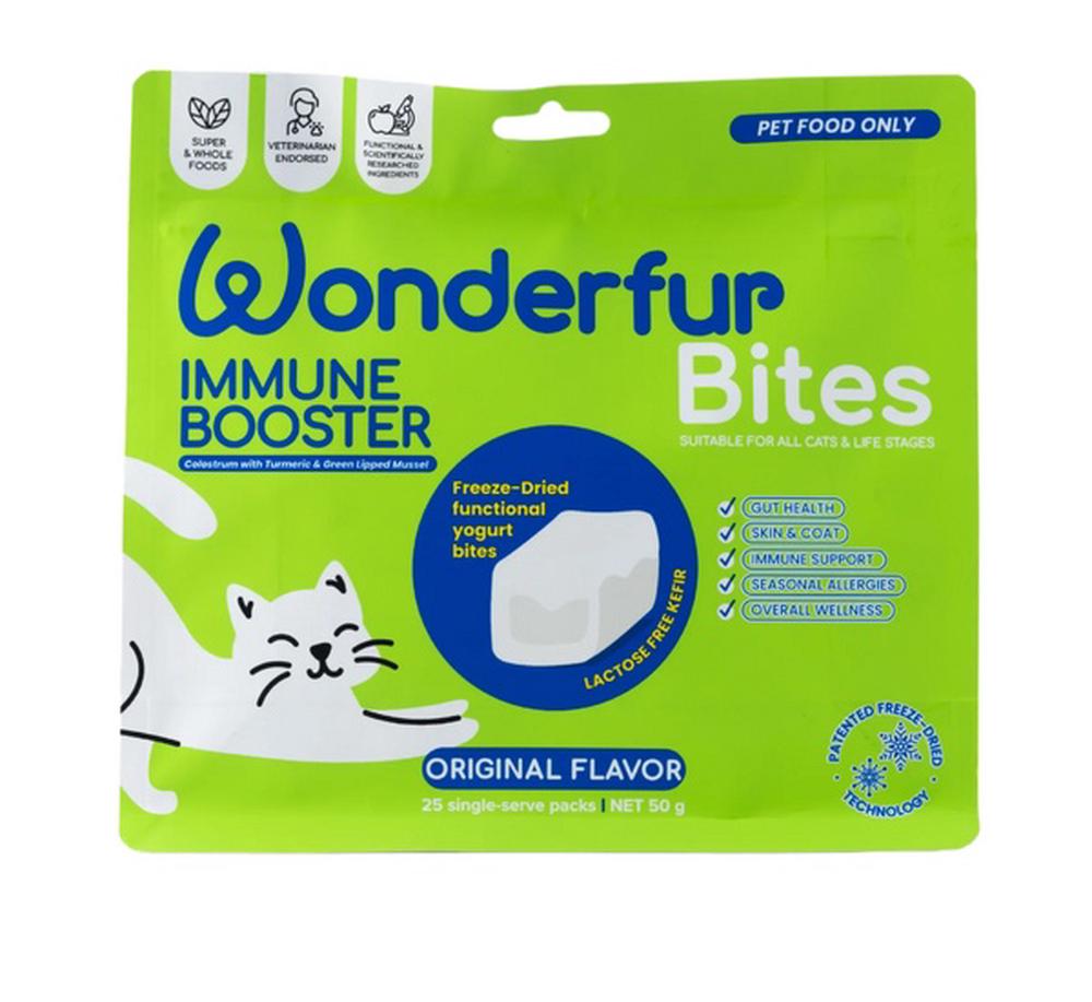 Wonderfur Cat Bites Immune Booster - 50g, 9369999113193