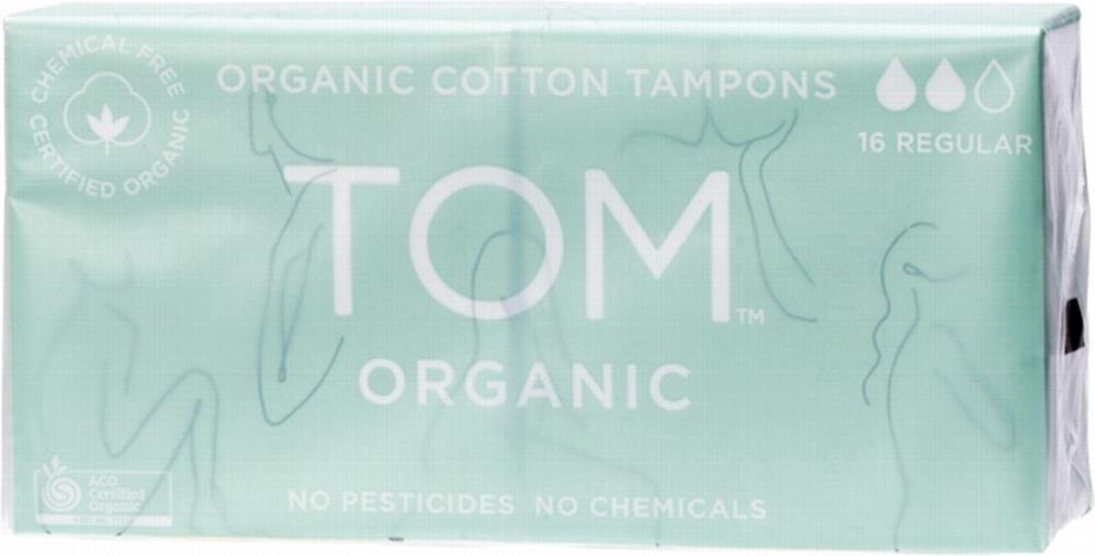 Tom Organic Tampons Regular, 16 Pieces Buy online at The Nile