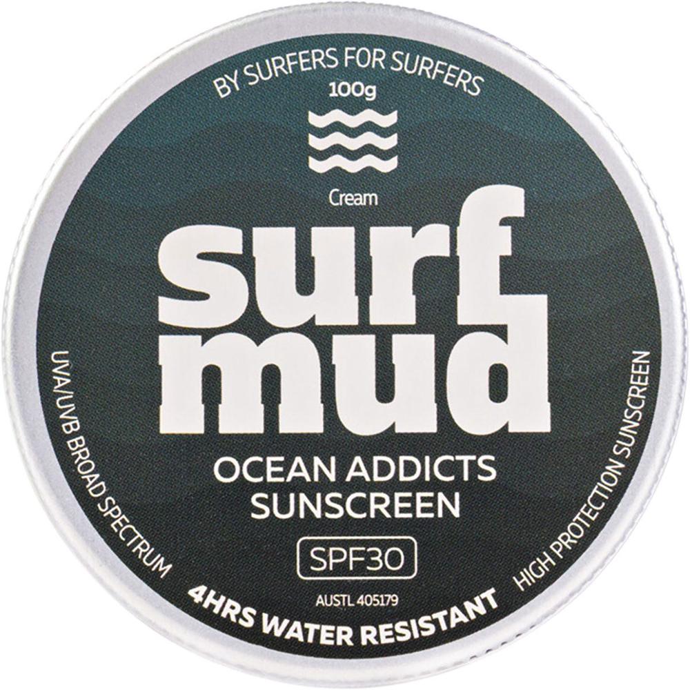 Ocean Addicts Sunscreen SPF 30 Tin - 100g, 9369999341930