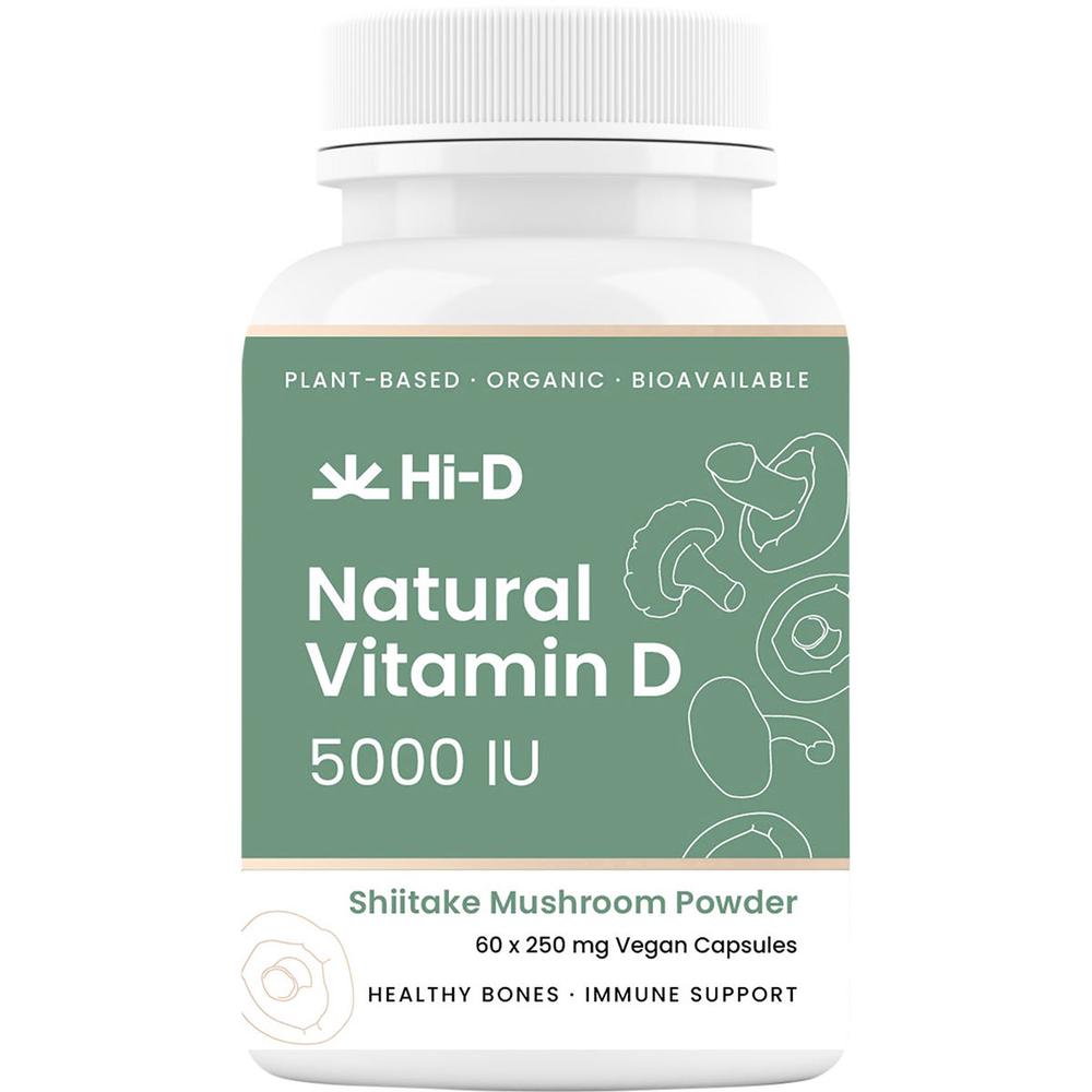 Natural Vitamin D 5000 IU, 60 Caps, 9369999351007