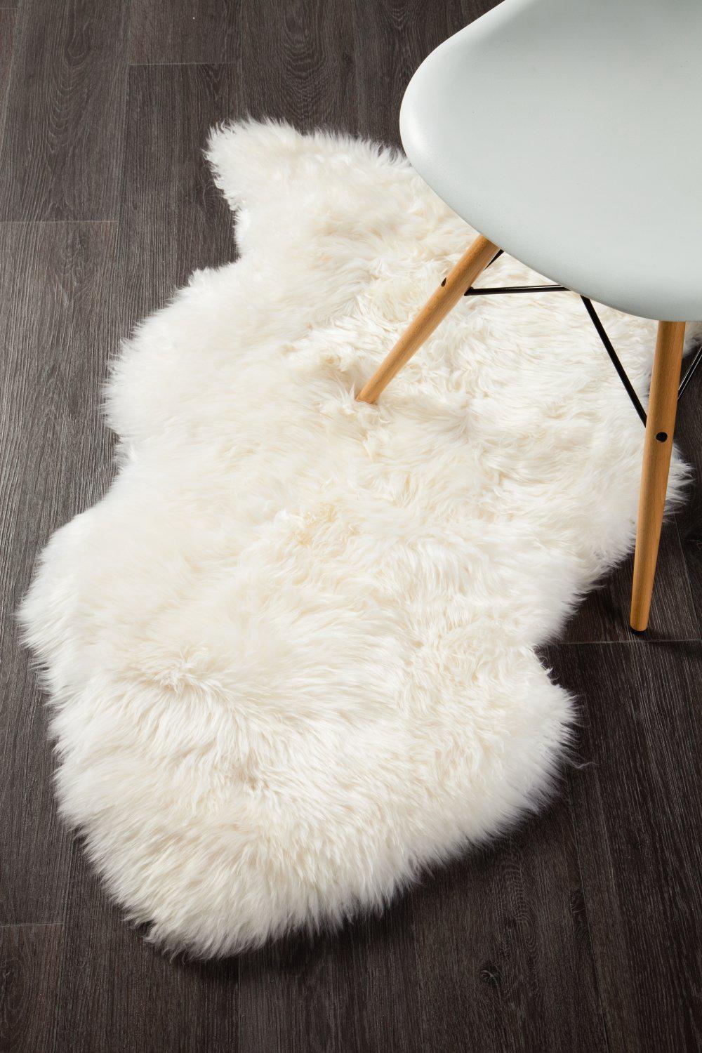 Rug Culture Natural New Zealand Sheep Skin Rug (White) - 105x70cm by Rug Culture - ISBN: 9375321825573