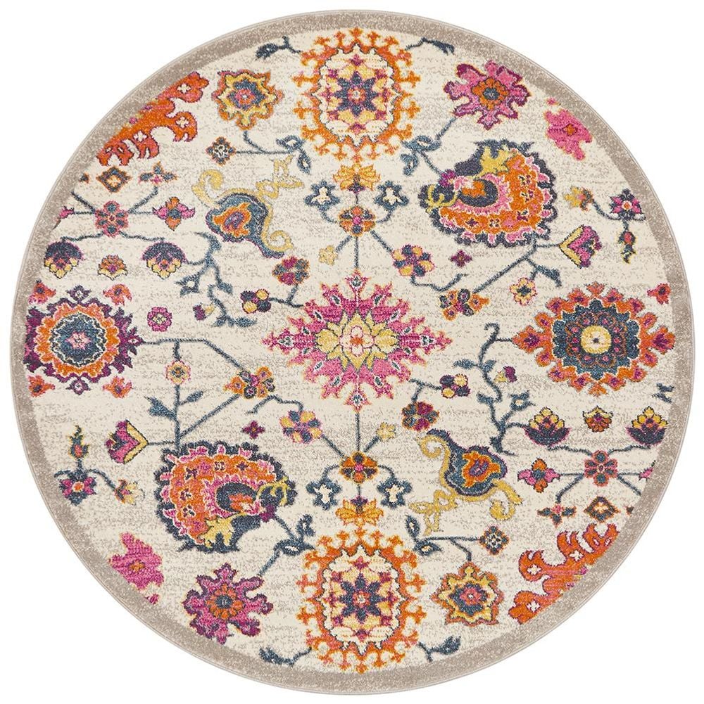 Rug Culture Babylon Pattern Round Rug (Multicoloured) - 240x240cm by Rug Culture - ISBN: 9375321875301