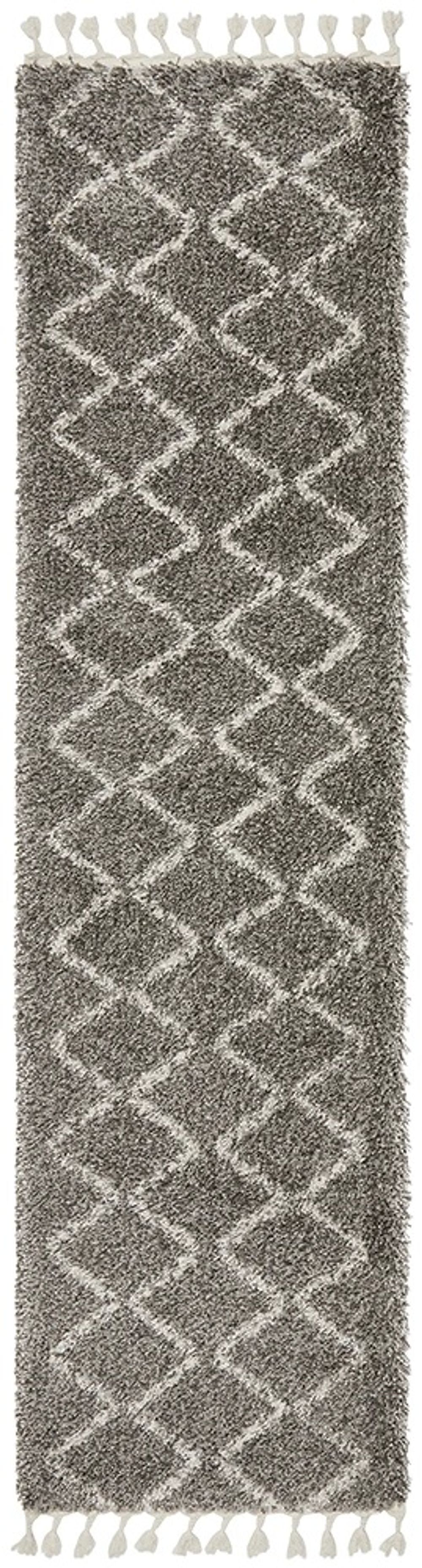 Rug Culture Saffron Zig Shag Rug (Grey) - 170x120cm by Rug Culture - ISBN: 9375321877442