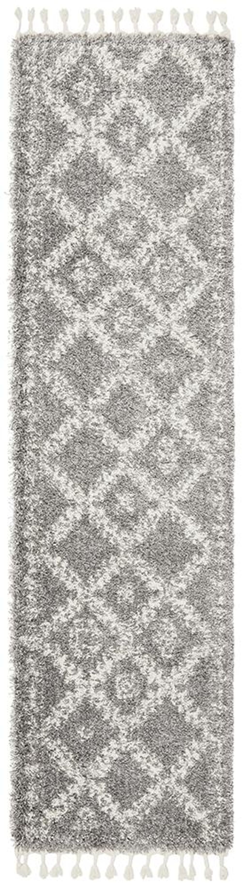 Rug Culture Saffron Pattern Shag Rug (Silver) - 330x240cm by Rug Culture - ISBN: 9375321878111