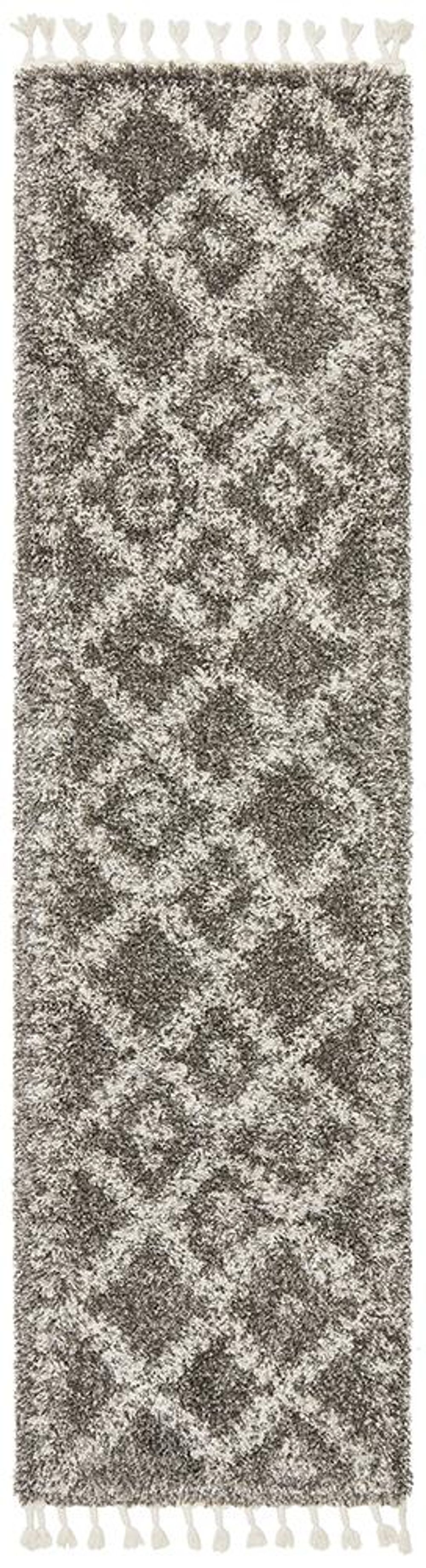Rug Culture Saffron Pattern Shag Rug (Grey) - 170x120cm by Rug Culture - ISBN: 9375321878241