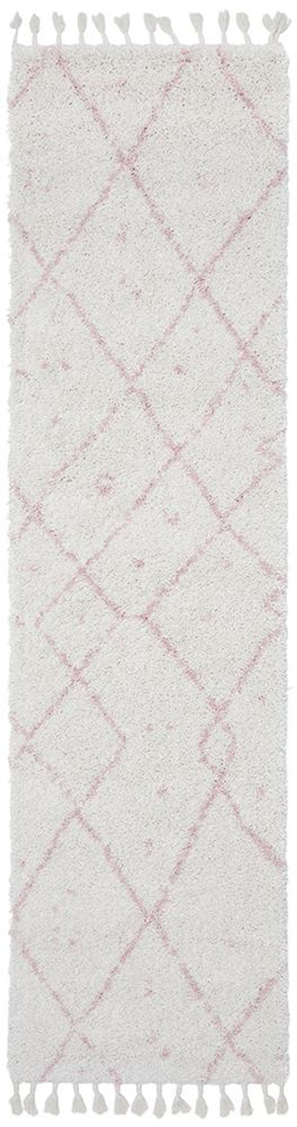 Rug Culture Saffron Morrocan Shag Runner Rug (Pink) - 200x80cm by Rug Culture - ISBN: 9375321878456