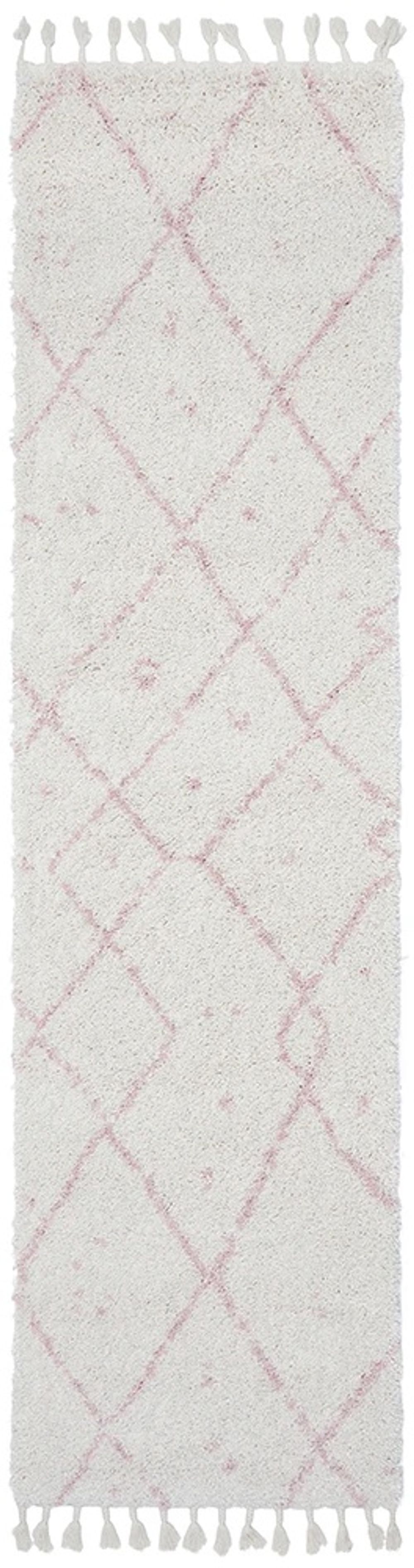 Rug Culture Saffron Morrocan Shag Runner Rug (Pink) - 300x80cm by Rug Culture - ISBN: 9375321878463