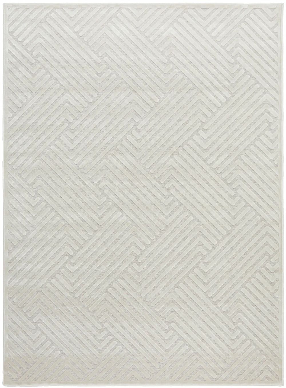 Off White Textured Rug Rug Culture York Cindy Modern Rug (Off White & Natural) - 400x300cm ...