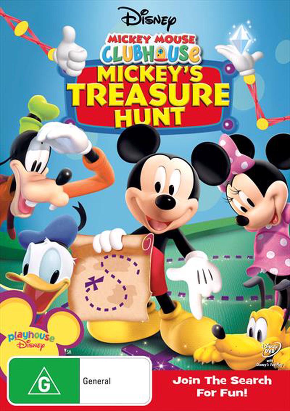 Mickey Mouse Clubhouse - Mickey's Treasure Hunt, DVD | Buy online at ...