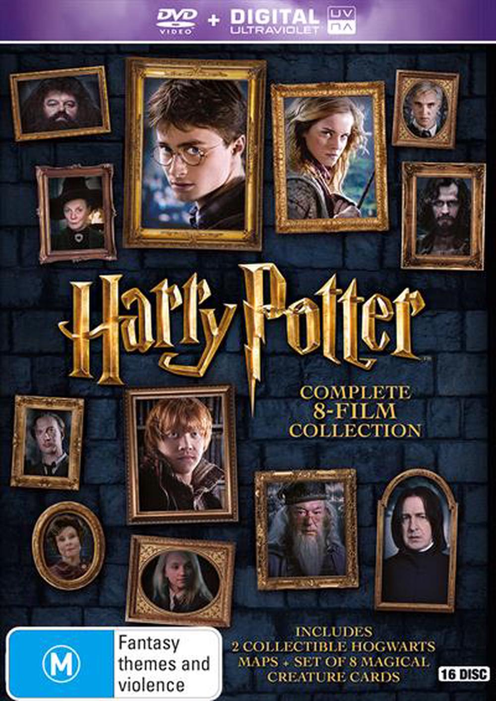 harry potter 8 film collection digital code